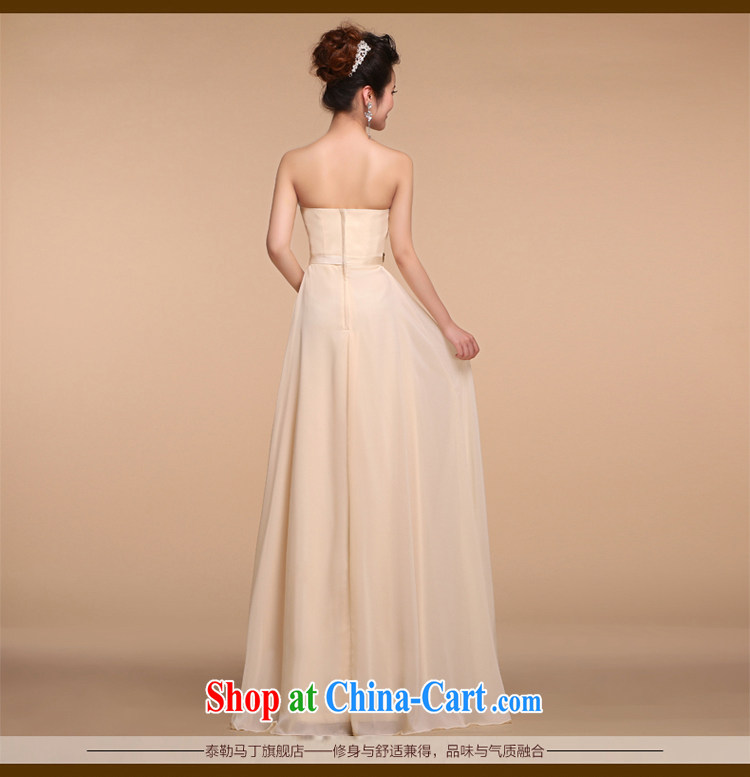 Taylor Martin bridesmaid dress long, fall 2015 dress new bridesmaid in champagne color erase chest annual flower dress girl champagne color XL pictures, price, brand platters! Elections are good character, the national distribution, so why buy now enjoy more preferential! Health