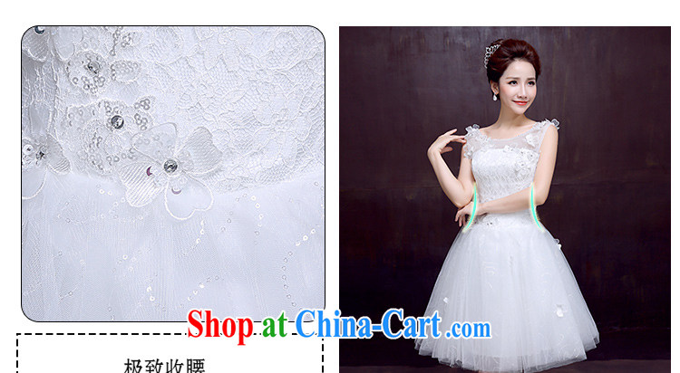 The married Yi spring and summer wedding dresses new 2015 bride's shoulders, short strap short skirts are cultivating wedding white XXL pictures, price, brand platters! Elections are good character, the national distribution, so why buy now enjoy more preferential! Health