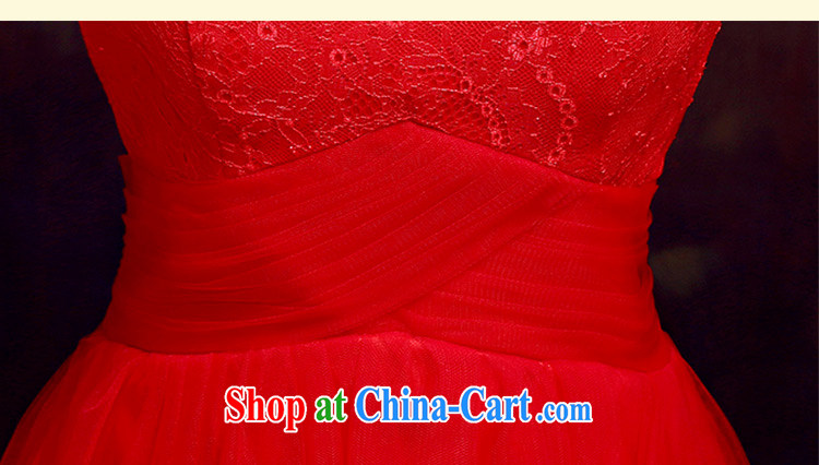 The married Yi wedding dresses new 2015 double-shoulder bridal toast dress marriage short red small white dresses XXL pictures, price, brand platters! Elections are good character, the national distribution, so why buy now enjoy more preferential! Health