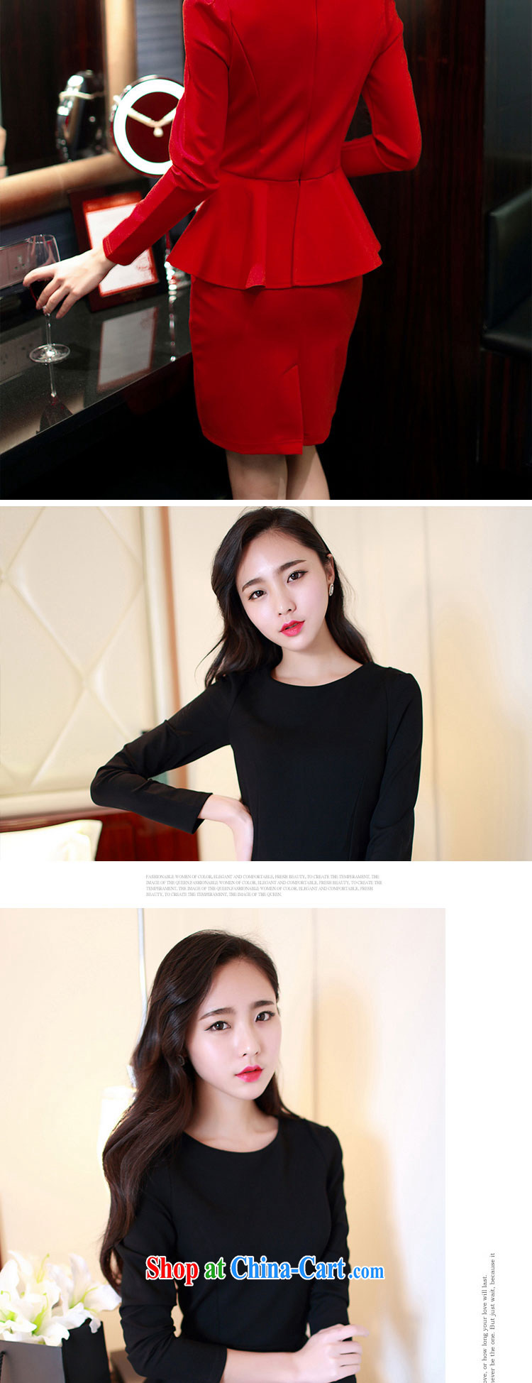 Ryan, the 2015 spring and summer new Korean long-sleeved sexy elegant beauty skirt solid thick dress red wedding dress black XXL pictures, price, brand platters! Elections are good character, the national distribution, so why buy now enjoy more preferential! Health