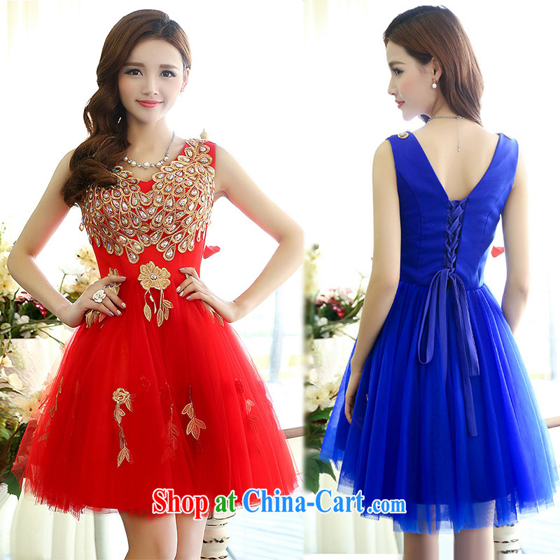 Spring 2015 new shaggy Web dresses evening gown bridal toast clothing evening dress diamond Fung Wing retro girls decorated in the US in spring and summer dresses purple XL, according to, Gil (YouR . GF), online shopping