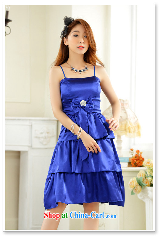 AIDS has been Qi sweet modern drilling for bare chest sister skirt Evening Dress bridesmaid dress code the small dress Princess dress 9923 A - 1 blue XXXL pictures, price, brand platters! Elections are good character, the national distribution, so why buy now enjoy more preferential! Health