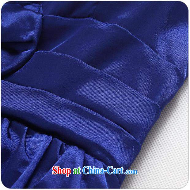 AIDS has been Qi sweet modern drilling for bare chest sister skirt Evening Dress bridesmaid dress code the small dress Princess dress 9923 A - 1 blue XXXL pictures, price, brand platters! Elections are good character, the national distribution, so why buy now enjoy more preferential! Health