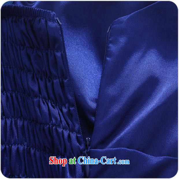 AIDS has been Qi sweet modern drilling for bare chest sister skirt Evening Dress bridesmaid dress code the small dress Princess dress 9923 A - 1 blue XXXL pictures, price, brand platters! Elections are good character, the national distribution, so why buy now enjoy more preferential! Health