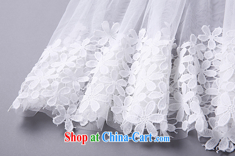 A property, bridesmaid service 2015 spring and summer new female water-soluble lace flower stitching Web yarn goddess level toast dress uniform dress white L pictures, price, brand platters! Elections are good character, the national distribution, so why buy now enjoy more preferential! Health