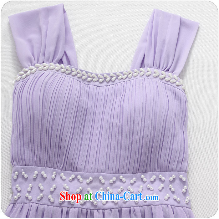 AIDS has been Qi elegant black shoulder manually staple Pearl dress sister dress long, snow-woven dresses A 9628 - 1 pink XXXL pictures, price, brand platters! Elections are good character, the national distribution, so why buy now enjoy more preferential! Health