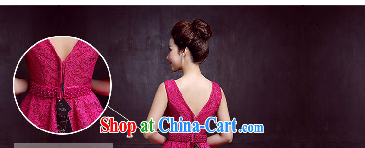 The married Yi wedding dresses new 2015 double-shoulder deep V-neck bridal toast dress of red long lace of red XXL pictures, price, brand platters! Elections are good character, the national distribution, so why buy now enjoy more preferential! Health