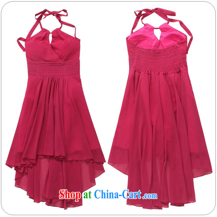 AIDS has Qi Yuan name your shoulders is Too Sexy a waist show snow woven large code dove tail dress dresses 9915 A - 1 champagne XXXL pictures, price, brand platters! Elections are good character, the national distribution, so why buy now enjoy more preferential! Health