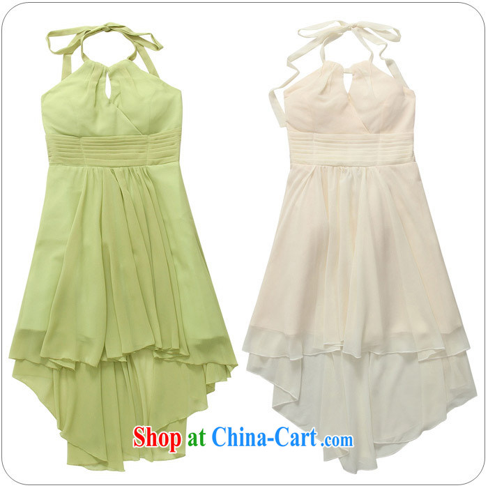 AIDS has Qi Yuan name your shoulders is Too Sexy a waist show snow woven large code dove tail dress dresses 9915 A - 1 champagne XXXL pictures, price, brand platters! Elections are good character, the national distribution, so why buy now enjoy more preferential! Health