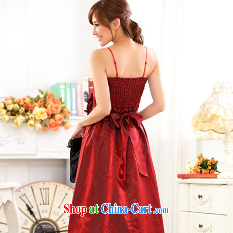 AIDS has been Qi high in Europe and your shoulders beauty evening moderator evening dress, show the code long gown 9717 A - 1 wine red XXXL, AIDS has been Qi (Aiyaqi), shopping on the Internet