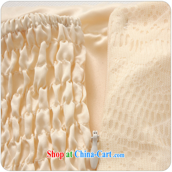 AIDS has been Qi sweet sister dress Bead Chain bowtie thin waist Web yarn end chest shoulder dress dresses 9712 A - 1 pink XXXL pictures, price, brand platters! Elections are good character, the national distribution, so why buy now enjoy more preferential! Health