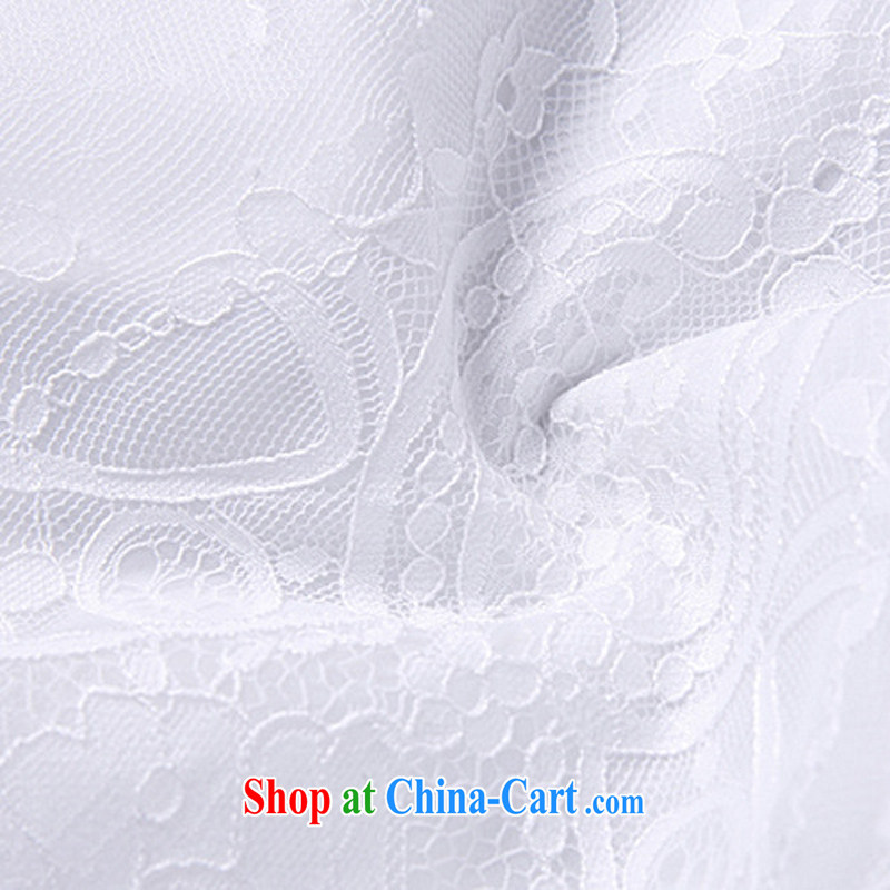 A property, 2015 spring and summer New Full lace leave of two parts included in the kit, long style goddess dresses dress uniform toast bridesmaid clothing white L, property, language (wuyouwuyu), online shopping