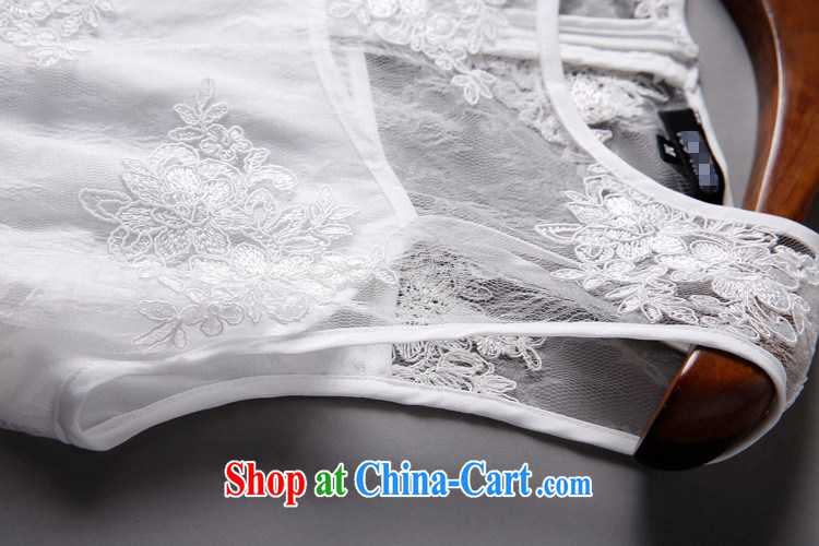 A property, 2015 new women's clothing and embroidery lace stitching softness the goddess aura long skirt bridesmaid dress uniform toast serving white L pictures, price, brand platters! Elections are good character, the national distribution, so why buy now enjoy more preferential! Health
