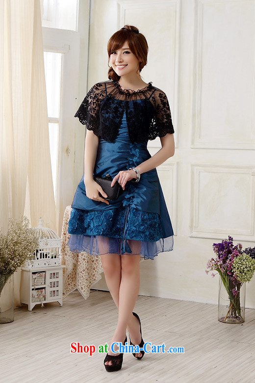 AIDS has been Qi Europe style straps car Take the waist dress banquet small dress dresses 9903 A - 1 blue XXXL pictures, price, brand platters! Elections are good character, the national distribution, so why buy now enjoy more preferential! Health