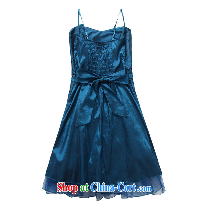 AIDS has been Qi Europe style straps car Take the waist dress banquet small dress dresses 9903 A - 1 blue XXXL pictures, price, brand platters! Elections are good character, the national distribution, so why buy now enjoy more preferential! Health