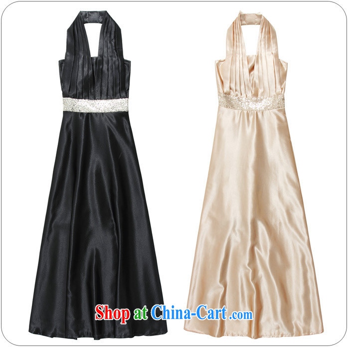 AIDS has been Qi Europe wind banquet noble scarf beads, thin waist gown dress 9901 A - 1 champagne color XXXL pictures, price, brand platters! Elections are good character, the national distribution, so why buy now enjoy more preferential! Health