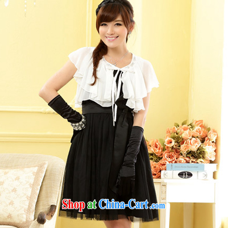 AIDS has Qi, sweet Than Sisters skirt waist-chest end small dress dresses (the invisible) 9900 A - 1 black XXXL, AIDS has Qi (Aiyaqi), online shopping