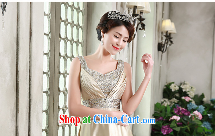 Honey, bride champagne gold Evening Dress long banquet new 2015, cultivating bridesmaid Service Bridal toast Stage service female champagne color XXL pictures, price, brand platters! Elections are good character, the national distribution, so why buy now enjoy more preferential! Health