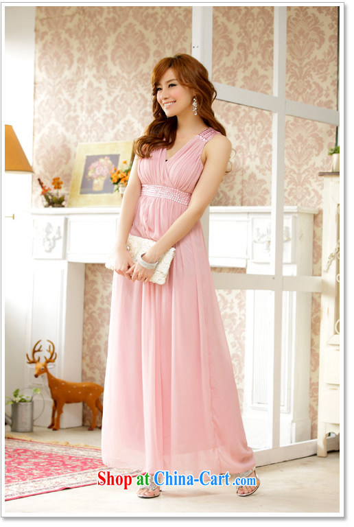 AIDS has been Qi Europe package wind chest graphics colorful to manually staple Pearl high-end long dress Evening Dress dress A 9602 - 1 pink XXXL pictures, price, brand platters! Elections are good character, the national distribution, so why buy now enjoy more preferential! Health