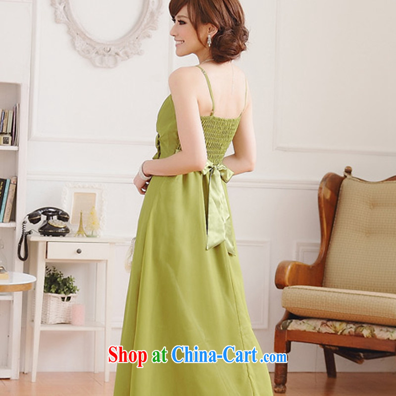 AIDS has been Qi Europe Red Carpet show luxury manually staple drill nails take longer dress dresses 9218 A - 1 green XXXL, AIDS has been Qi (Aiyaqi), online shopping