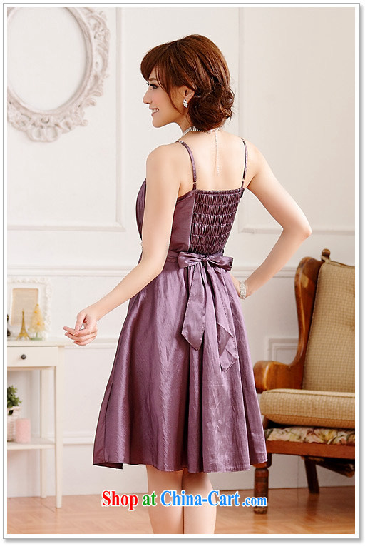 AIDS has been Qi simplicity the US with thin waist waist Palace drill straps dress dresses 9509 A - 1 purple XL pictures, price, brand platters! Elections are good character, the national distribution, so why buy now enjoy more preferential! Health