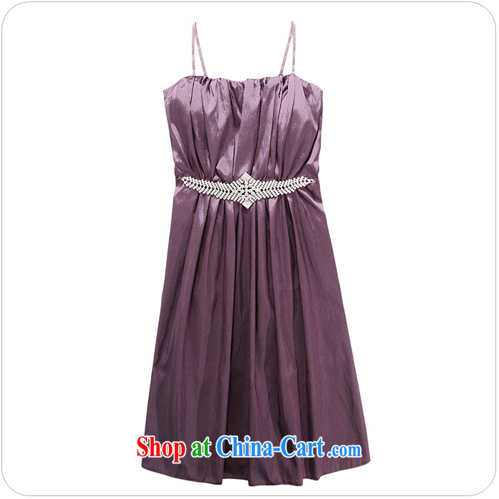 AIDS has been Qi simplicity the US with thin waist waist Palace drill straps dress dresses 9509 A - 1 purple XL pictures, price, brand platters! Elections are good character, the national distribution, so why buy now enjoy more preferential! Health