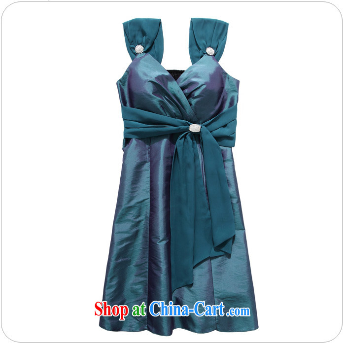 AIDS has been Qi dinner magnificent American chest thin waist V collar diamond buckle straps dress dresses, diamonds may be split, with wrapped chest) 9506 A - 1 green XXXL pictures, price, brand platters! Elections are good character, the national distribution, so why buy now enjoy more preferential! Health