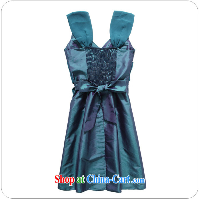 AIDS has been Qi dinner magnificent American chest thin waist V collar diamond buckle straps dress dresses, diamonds may be split, with wrapped chest) 9506 A - 1 green XXXL pictures, price, brand platters! Elections are good character, the national distribution, so why buy now enjoy more preferential! Health