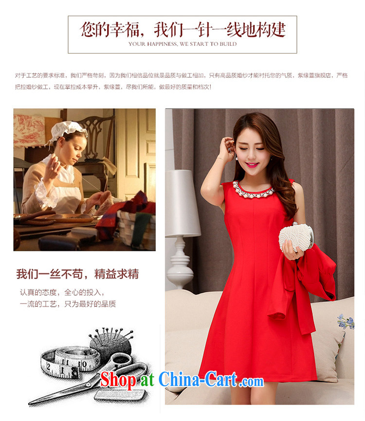 Cayman business, Gift wedding dresses women's clothing 2015 spring loaded new stylish aura necklace two-piece bridal wedding dress back door toast bridesmaid dresses with female Red M pictures, price, brand platters! Elections are good character, the national distribution, so why buy now enjoy more preferential! Health