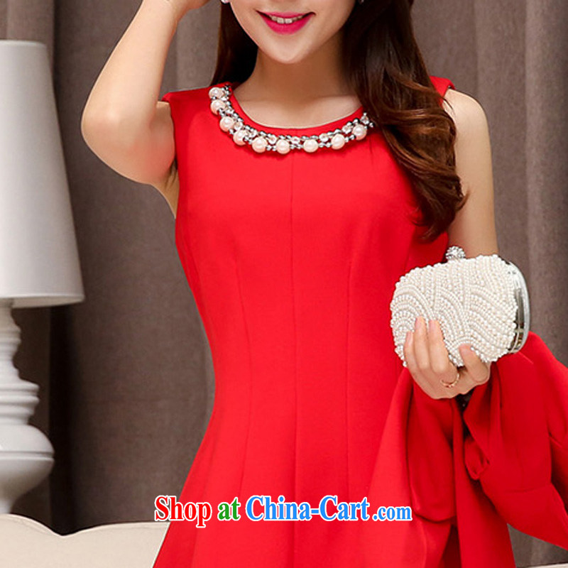 Cayman business, Gift wedding dresses women's clothing 2015 spring loaded new stylish aura necklace two-piece bridal wedding dress back to the toast bridesmaid dresses with female Red M, business, gift, shopping on the Internet