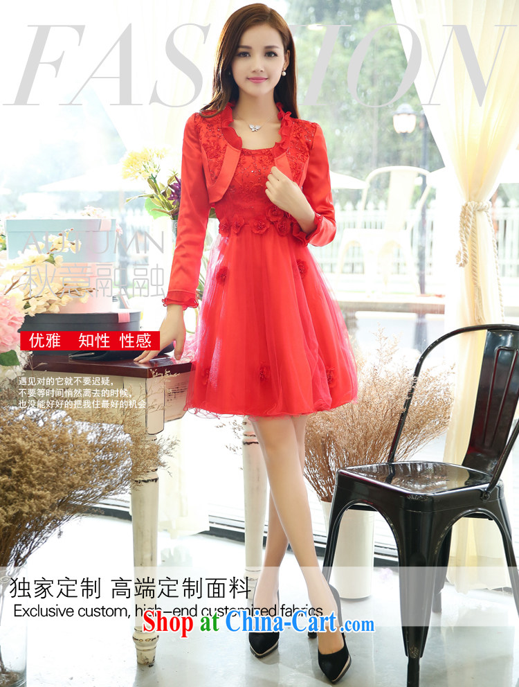 Cayman commercial silk, wedding dresses women's clothing 2015 spring loaded new Korean fashion ballet silk flowers by GALLUS DRESS small jacket two-piece wedding dress back door red XXXL pictures, price, brand platters! Elections are good character, the national distribution, so why buy now enjoy more preferential! Health