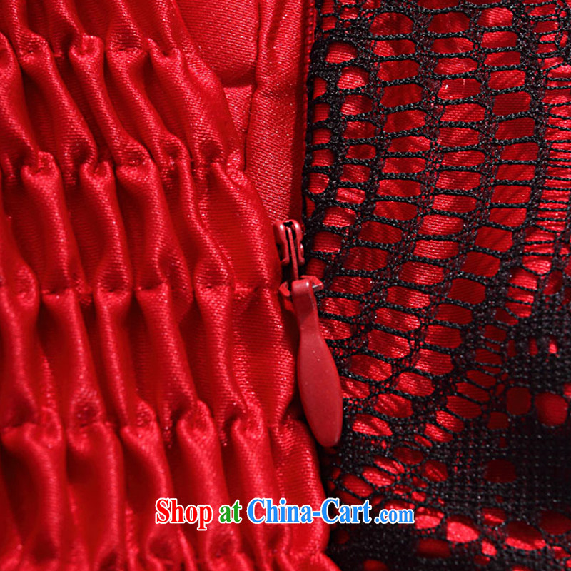 AIDS has been Qi and lively atmosphere large ring side cake Late Princess chest dress dresses 9501 A - 3 red XL, AIDS has been Qi (Aiyaqi), online shopping