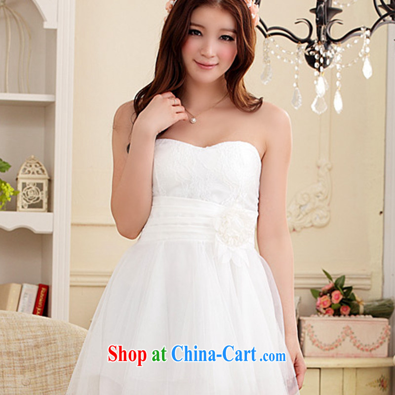 AIDS has been Qi romantic honeymoon blossoms video thin does not rule out the chest dress dresses (the invisible) 9103 A - 1 white XXXL, AIDS has Qi (Aiyaqi), online shopping