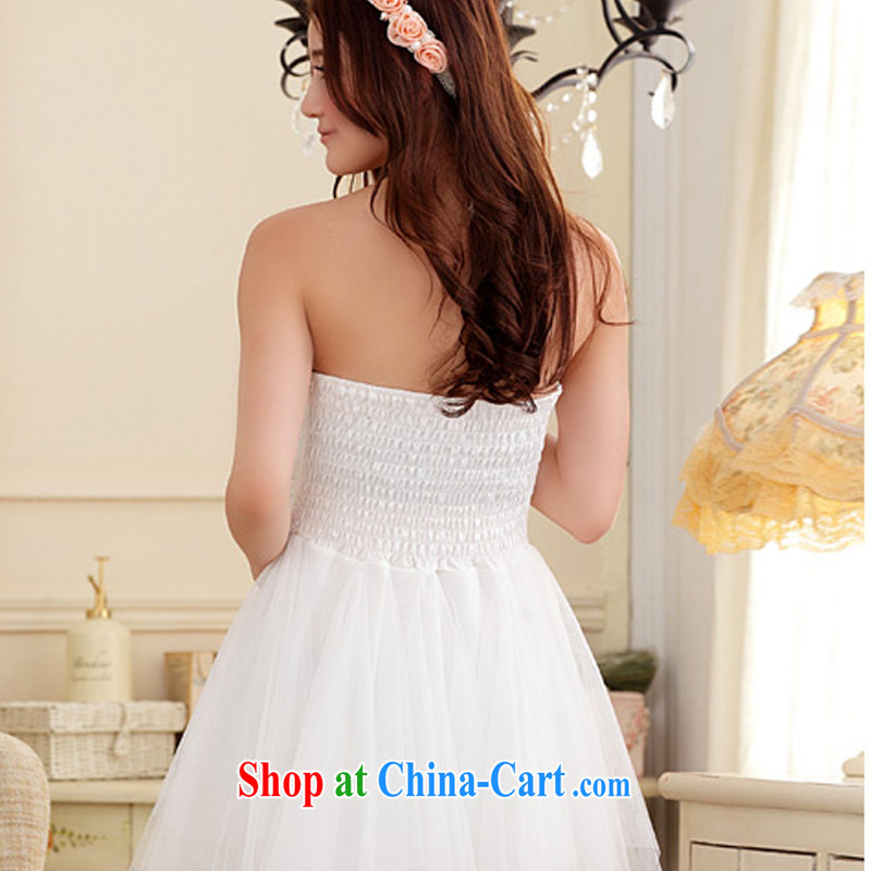AIDS has been Qi romantic honeymoon blossoms video thin does not rule out the chest dress dresses (the invisible) 9103 A - 1 white XXXL, AIDS has Qi (Aiyaqi), online shopping