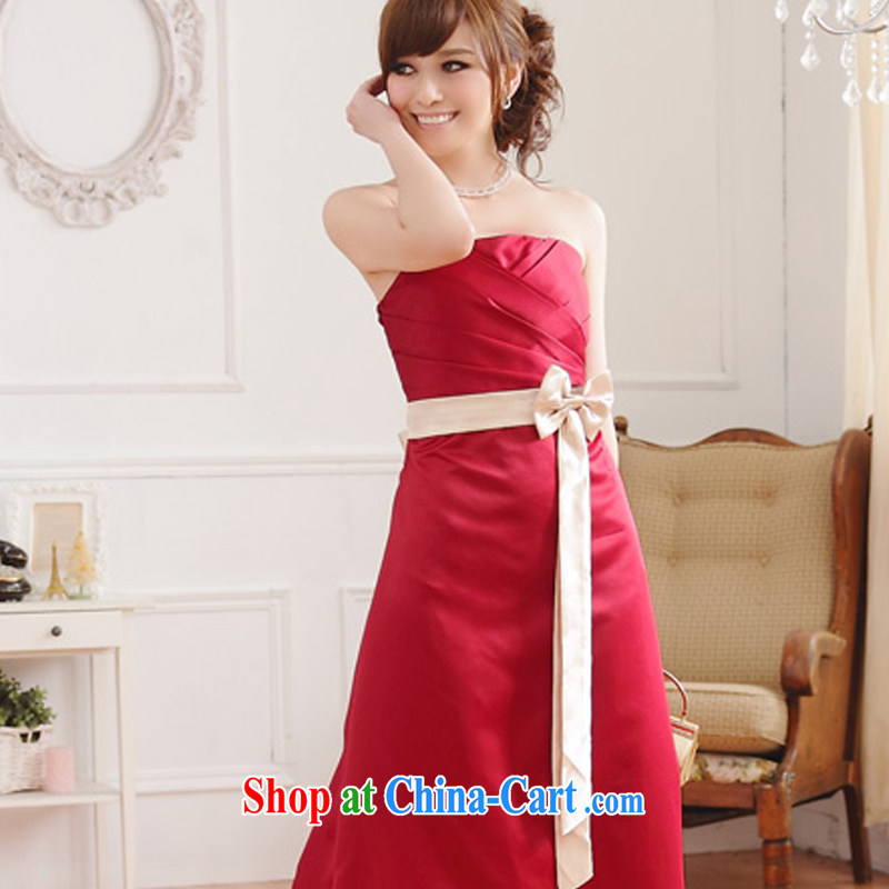 AIDS has been Qi elegant pressure hem and noble the waist and a colorful spell color longer dress dresses 9502 A - 1 red XXXL, AIDS has been Qi (Aiyaqi), online shopping