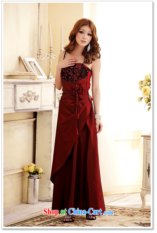 AIDS has been Qi French giant cooperation banquet focus blossoms and elegant long-dress dresses 3106 - 1 wine red XXXL pictures, price, brand platters! Elections are good character, the national distribution, so why buy now enjoy more preferential! Health