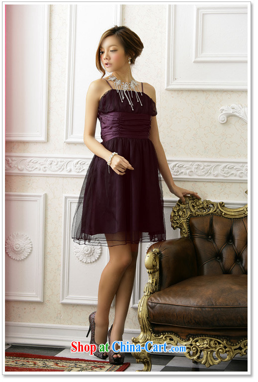AIDS has been Qi sweet dream mini-wavy edge double Web yarn straps dress dresses 3405 - 1 purple XXXL pictures, price, brand platters! Elections are good character, the national distribution, so why buy now enjoy more preferential! Health