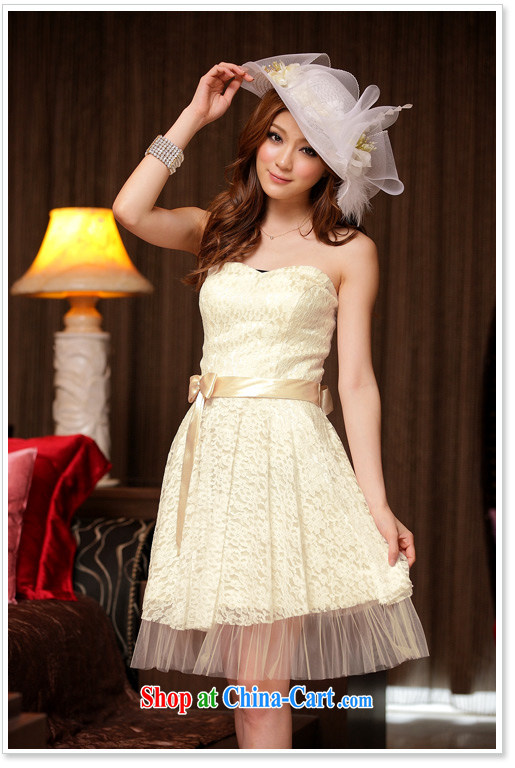 AIDS has been Qi charm sweet lace end chest dresses bridesmaid dresses small 8224 champagne color XXXL pictures, price, brand platters! Elections are good character, the national distribution, so why buy now enjoy more preferential! Health