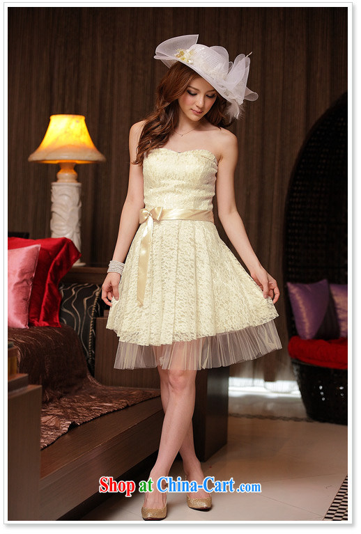 AIDS has been Qi charm sweet lace end chest dresses bridesmaid dresses small 8224 champagne color XXXL pictures, price, brand platters! Elections are good character, the national distribution, so why buy now enjoy more preferential! Health