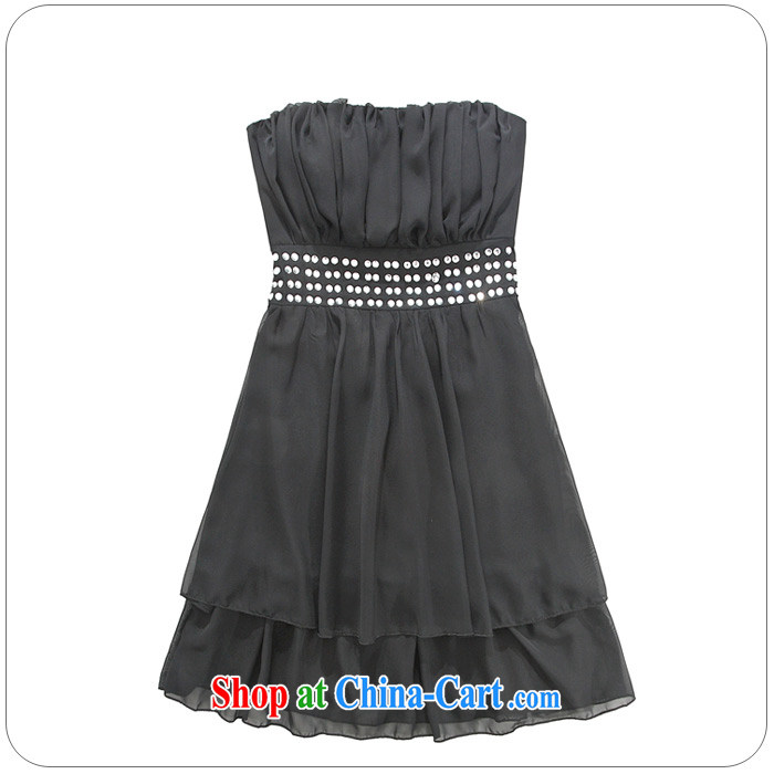 AIDS has been Qi double flouncing end with chest dresses bridesmaid dress 3304 - 3 black are code pictures, price, brand platters! Elections are good character, the national distribution, so why buy now enjoy more preferential! Health