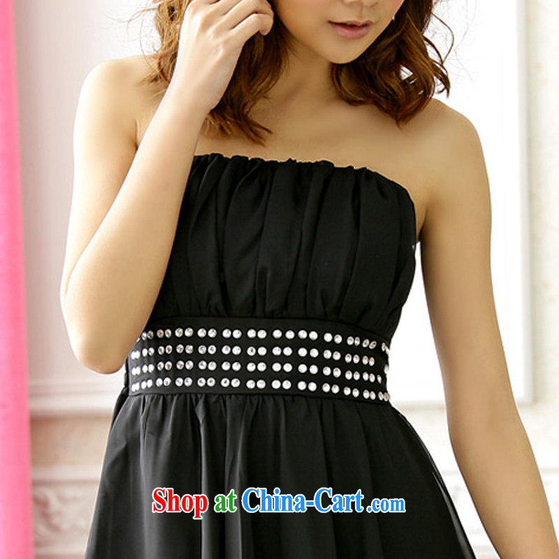 AIDS has been Ki-double-decker acted with the chest dresses bridesmaid dress 3304 - 3 black, code, AIDS has been Qi (Aiyaqi), shopping on the Internet