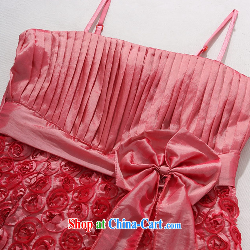 AIDS has been Qi Palace manual car spent 1000 single rose high dress dresses 3110-1 pink XXXL, AIDS has been Qi (Aiyaqi), shopping on the Internet