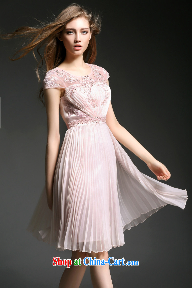 Caynova dresses 2015 new Europe and modern luxury and the pearl cultivation dress pink XL pictures, price, brand platters! Elections are good character, the national distribution, so why buy now enjoy more preferential! Health