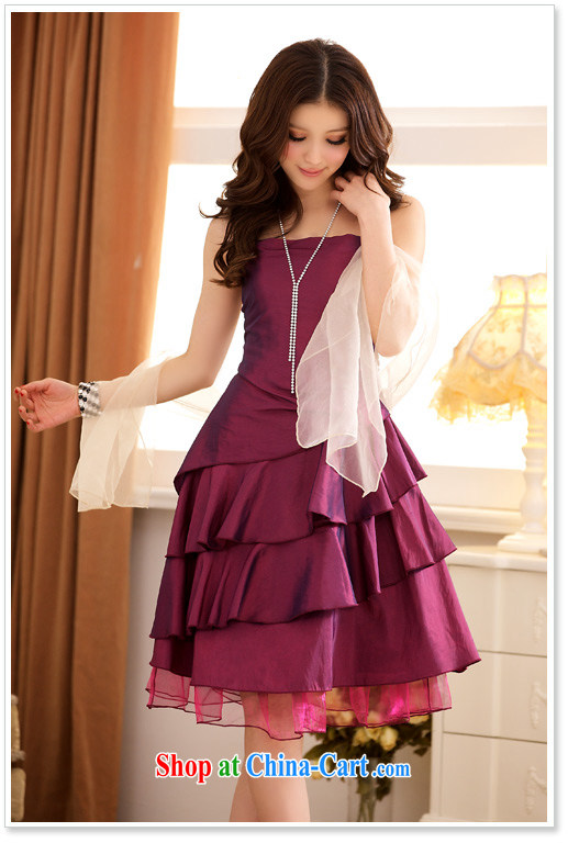 AIDS has been Qi summer dumping city beauty flouncing Web yarn strap dress dresses 3100-1 aubergine XXXL pictures, price, brand platters! Elections are good character, the national distribution, so why buy now enjoy more preferential! Health