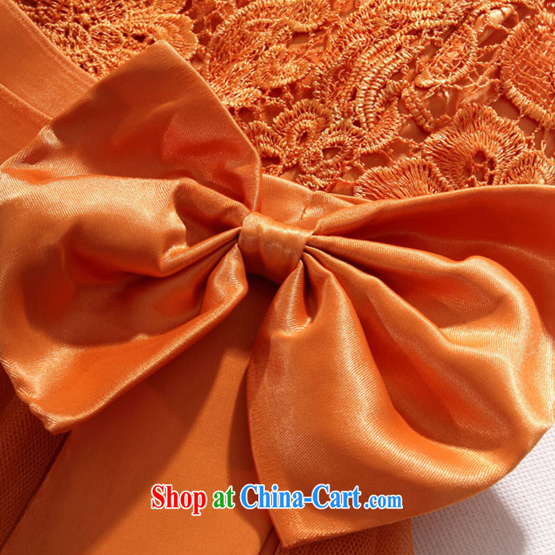 AIDS has been Qi spring and summer Sweet Love, take a wipe chest Web dresses dresses 3116 - 1 orange XXXL, AIDS has Qi (Aiyaqi), online shopping