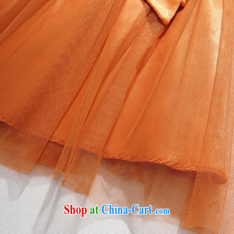 AIDS has been Qi spring and summer Sweet Love, take a wipe chest Web dresses dresses 3116 - 1 orange XXXL, AIDS has Qi (Aiyaqi), online shopping