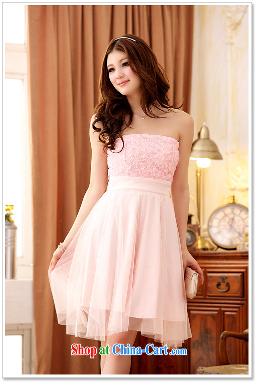 AIDS has been Qi romantic rose-waist Web yarn end chest dress dresses 3109 - 1 pink XXXL pictures, price, brand platters! Elections are good character, the national distribution, so why buy now enjoy more preferential! Health