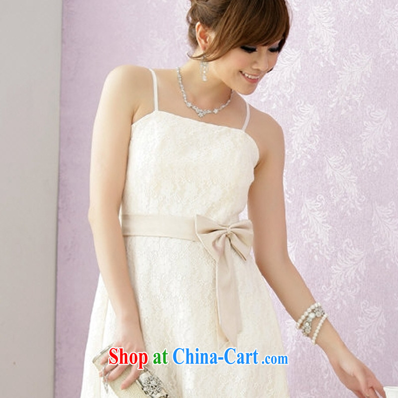AIDS has been Qi (Spring/Summer, Beauty Princess small dress straps dress 1224 - 1 - 1 champagne color XXXL, AIDS has Qi (Aiyaqi), online shopping