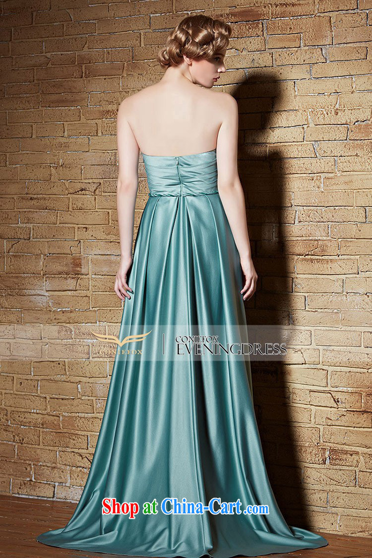 Creative Fox 2015 New Evening Dress long high-waist dress wiped chest dress sexy Evening Dress banquet performances dress tail dress long skirt 30,892 green XL pictures, price, brand platters! Elections are good character, the national distribution, so why buy now enjoy more preferential! Health
