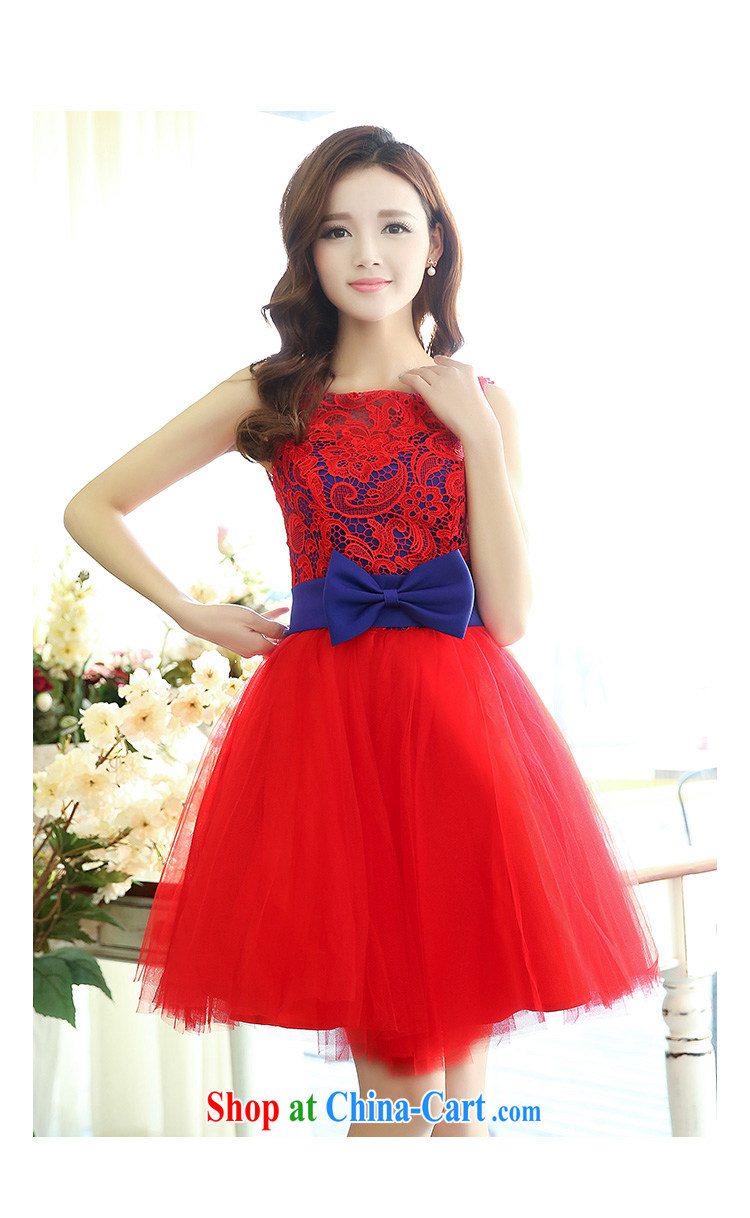 O - Star spring 2015 new stylish bows Service Bridal bridesmaid clothing red wedding dresses wedding dress short skirt red blue XL pictures, price, brand platters! Elections are good character, the national distribution, so why buy now enjoy more preferential! Health